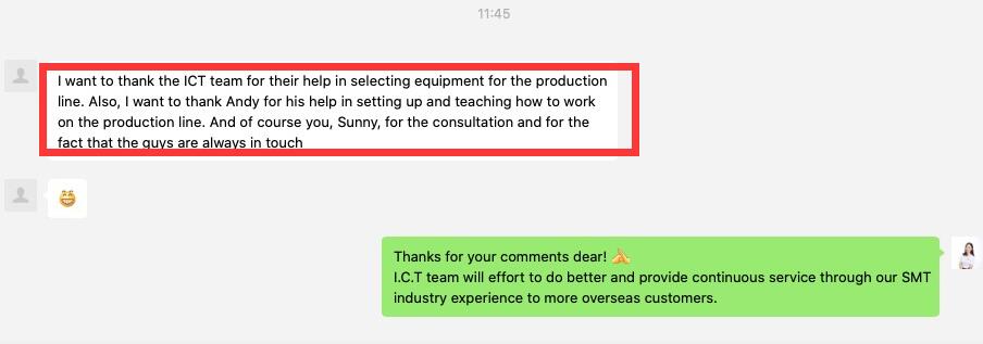 Customer feedback Timbal balik pelanggan