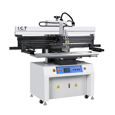 TIK-P12 |Printer Stensil Layar SMT Semi-Otomatis Presisi Tinggi di Jalur Perakitan SMD