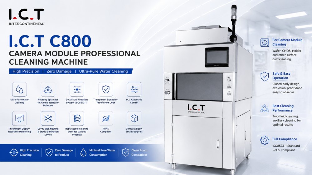 Camera Module Cleaning Machine I.C.T-C800 Mesin Pembersih Modul Kamera ICT-C800