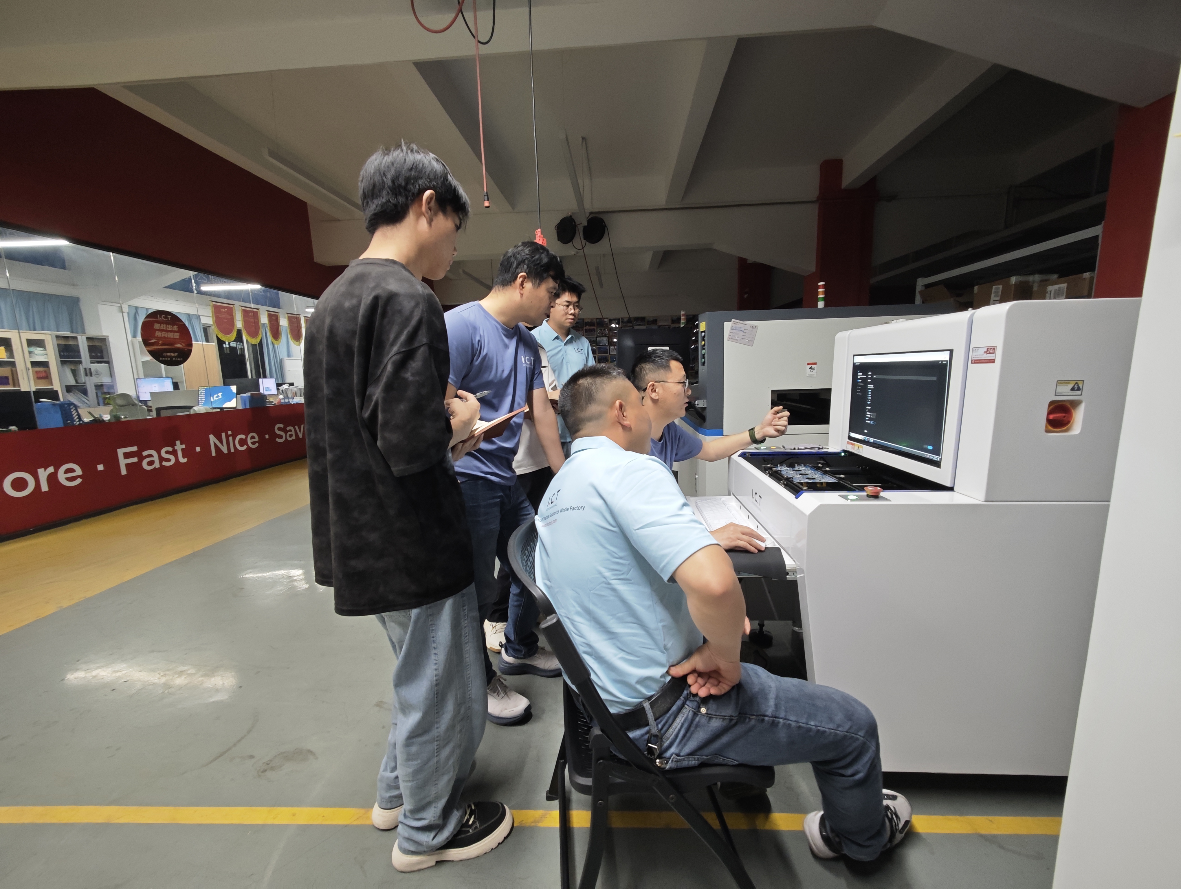 Pelatihan AOI Offline pada Sistem ICT-V8