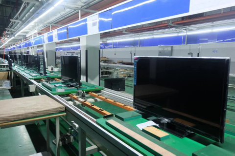 Jalur Sabuk Konveyor Perakitan TV LED ICT SMT 