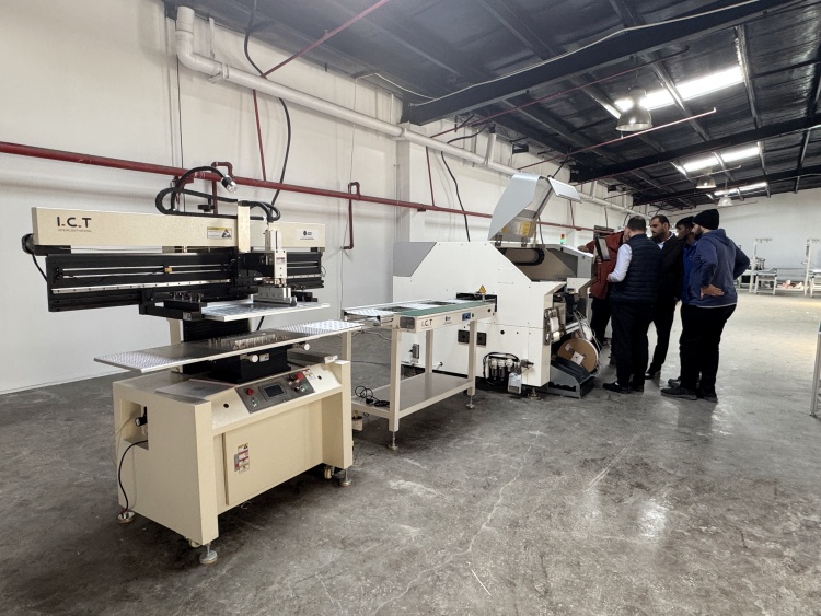 Jalur produksi semi-otomatis SMT