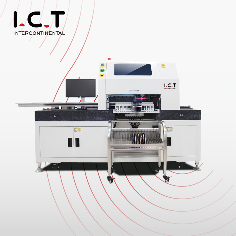 TIK |ETA SMD Pilih dan Tempatkan Mesin Vision DIP Capacitor Mesin Perakitan PCB Vakum SMT