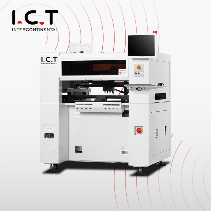 TIK |Mesin SMT Pilih dan Tempatkan Komponen Elektronik 450*450mm PCB Chip Mounter