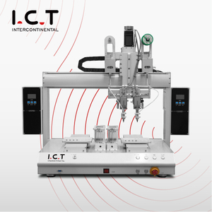 TIK |Mainan PCB Cartesian Baterai Mesin Robot Penyolder Titik Led Otomatis