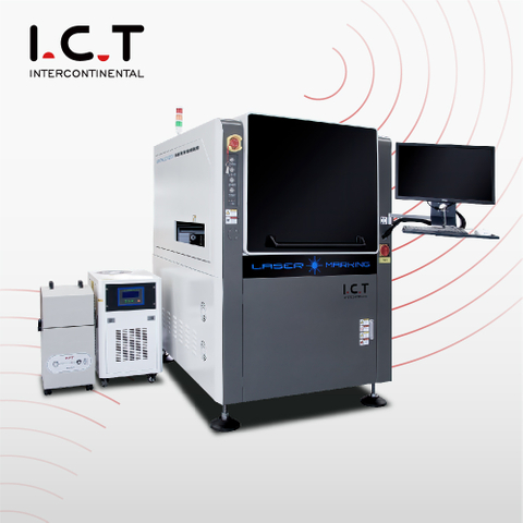 TIK |Mesin penanda laser serat split Toplus 30w atau 40w Untuk kulit