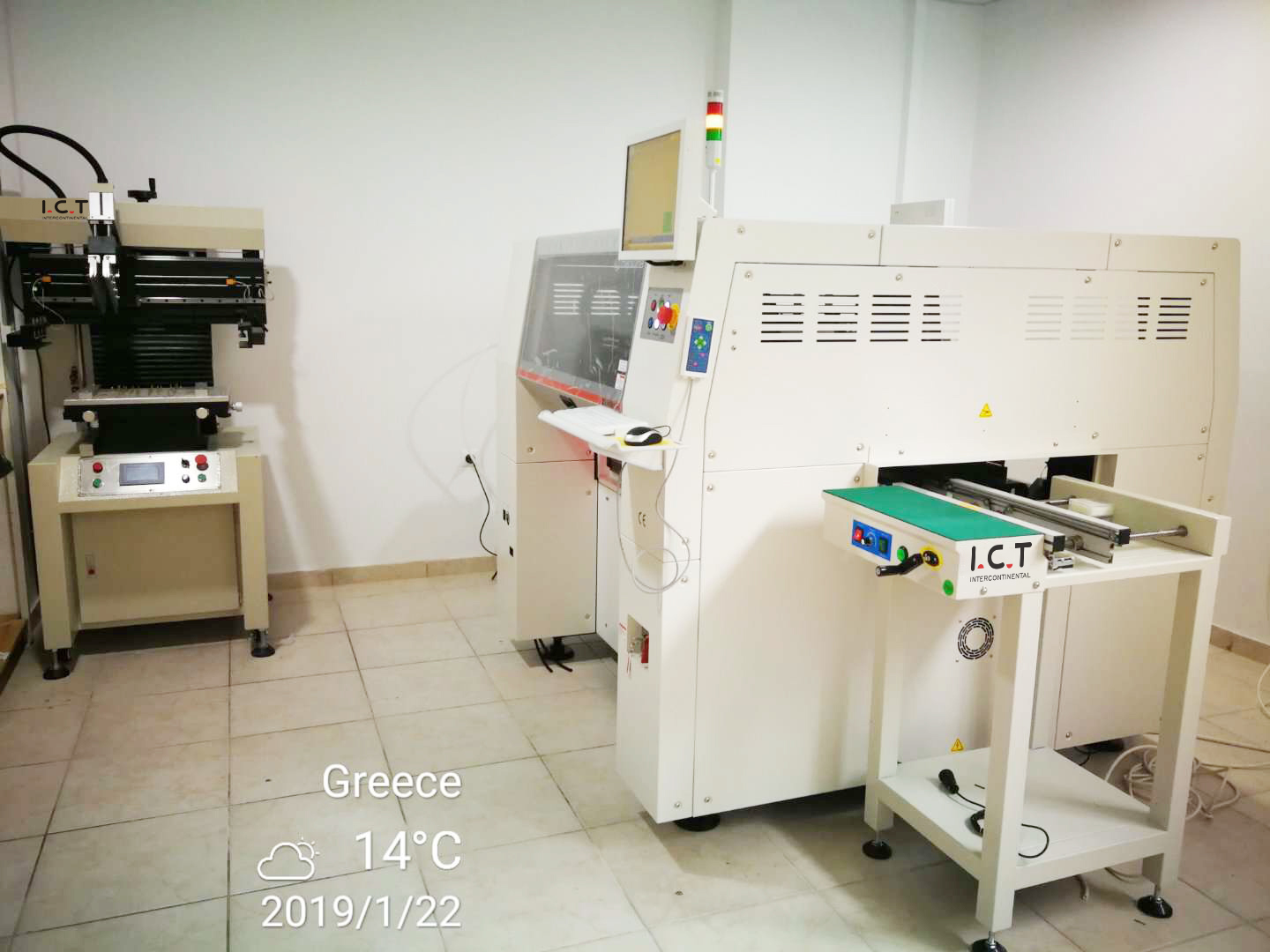 lini produksi mesin smt dipimpin