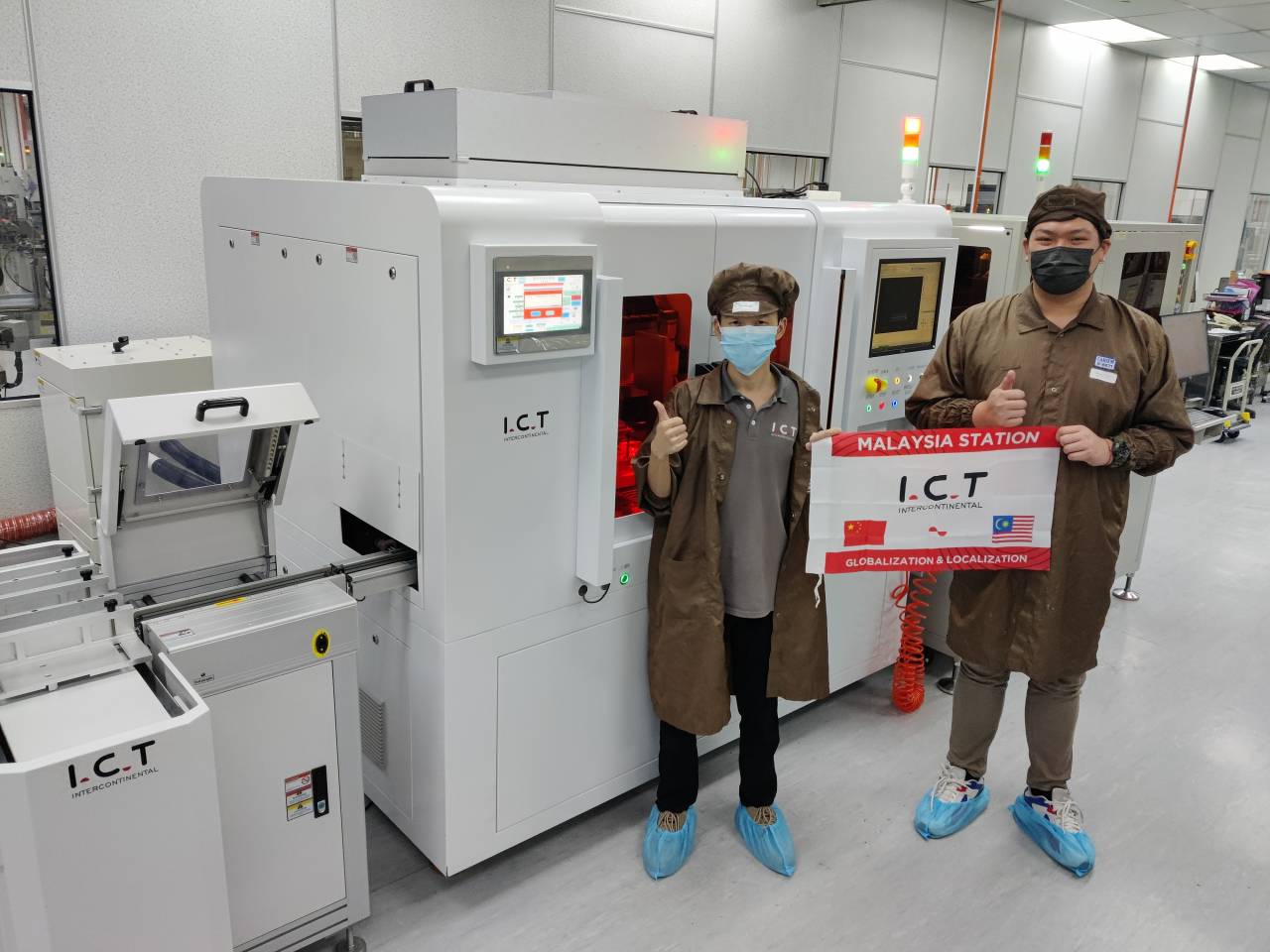 Mesin lini produksi semikonduktor