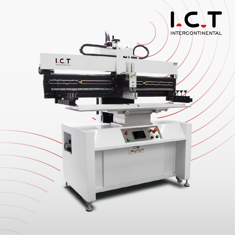 Mesin Cetak Pasta Solder Printer Stensil Semi Otomatis ICT SMT