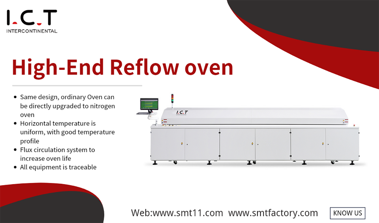 Oven Reflow SMT Kelas Atas ICT Lyra622