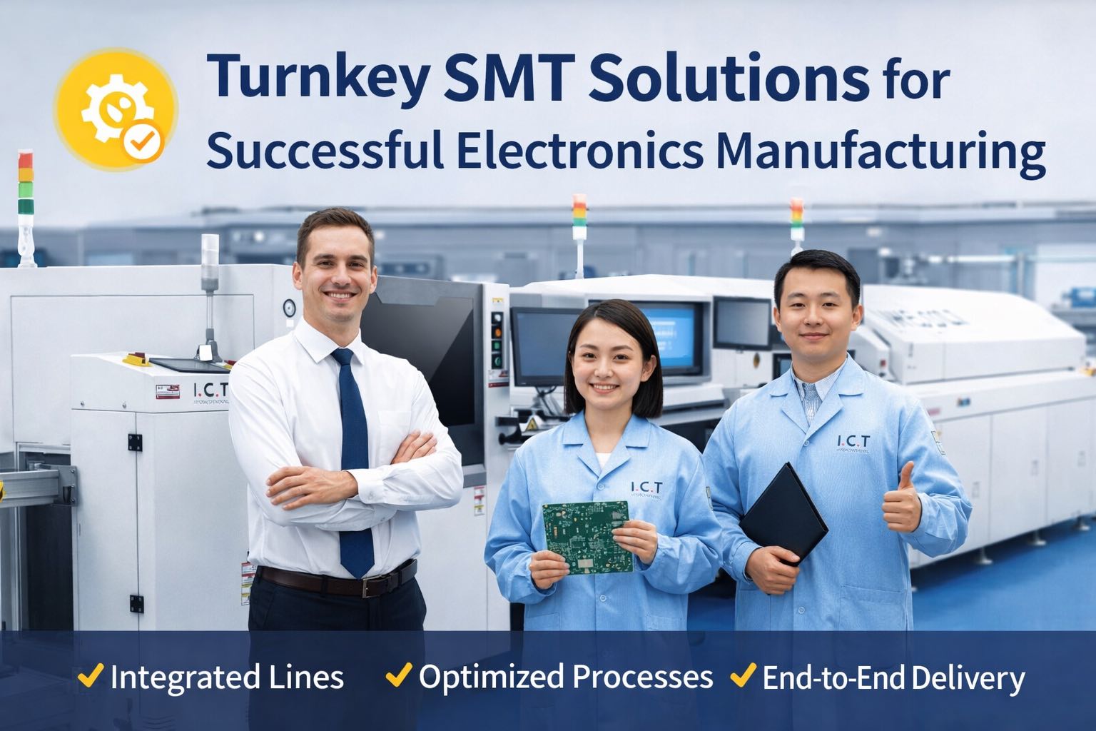 1. Komponen Inti Lini Produksi SMT Turnkey ICT