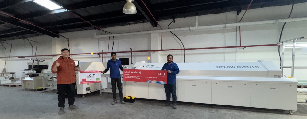 Jalur produksi LED semi-otomatis SMT