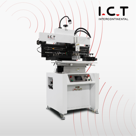 Mesin Cetak Pasta Solder Printer Stensil Semi Otomatis ICT SMT