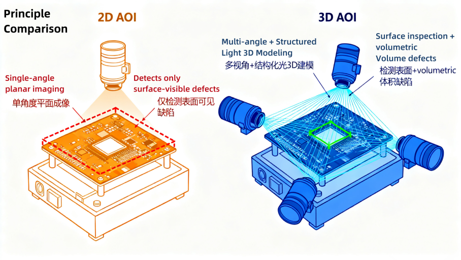Perbandingan Prinsip AOI 2D VS 3D