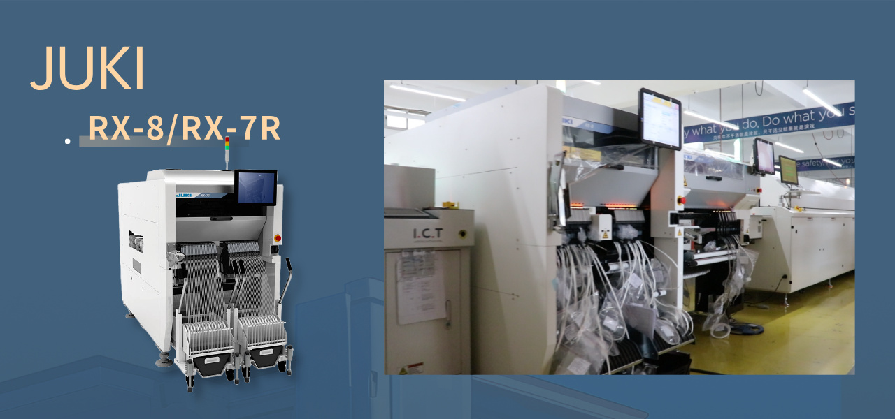 JUKI Pilih dan letakkan mesin RX-8 RX-7R