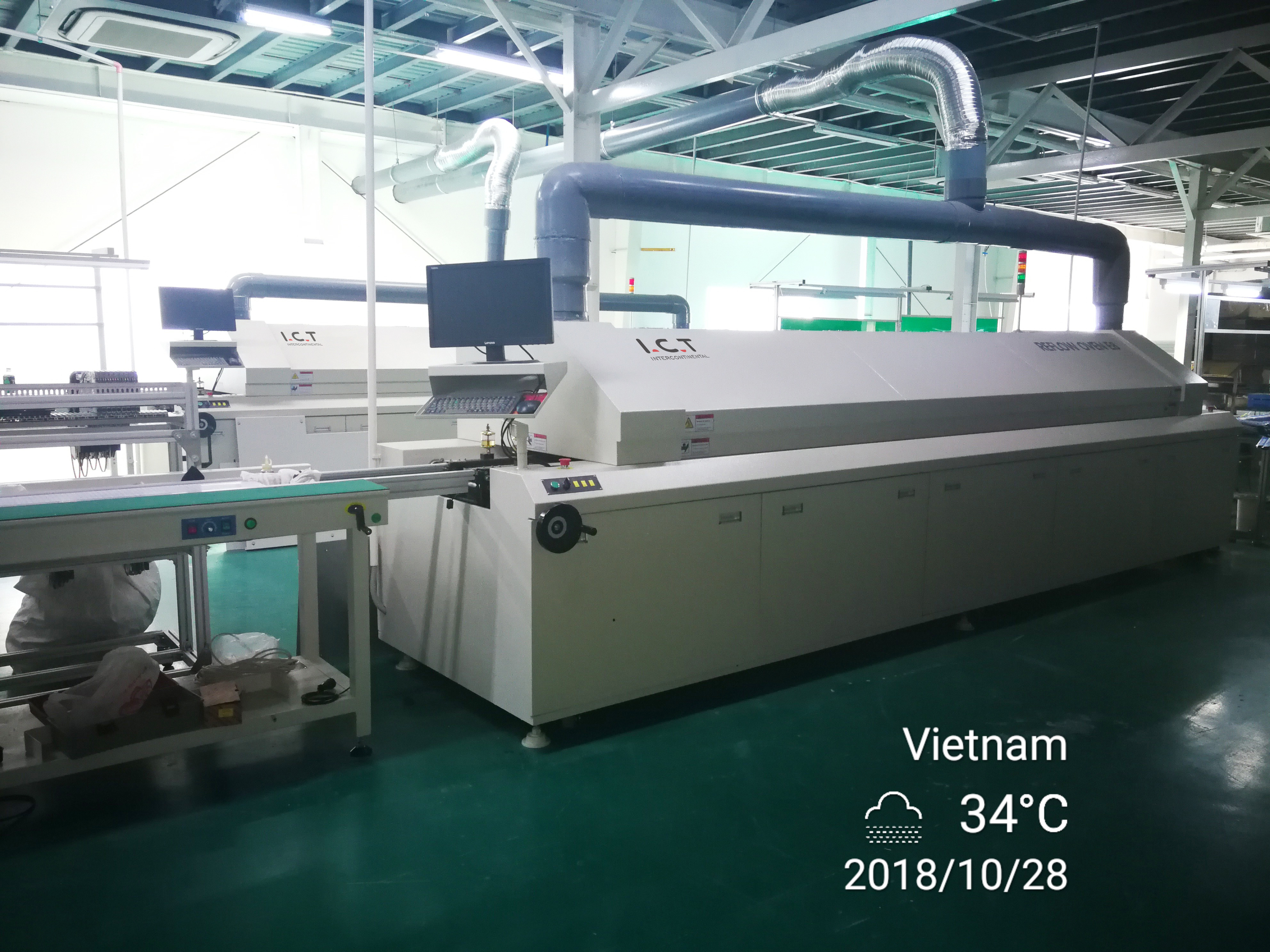 Oven Reflow Vakum Khusus Led