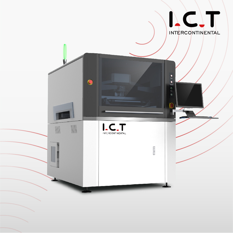 Mesin Printer Stensil Layar SMT PCB Otomatis Penuh Model Otomatis ICT-5151 