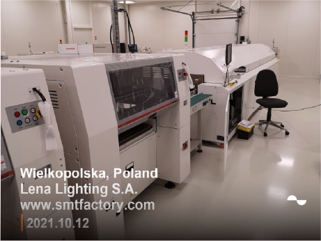 Lini Produksi SMT untuk Lensa LED di Polandia