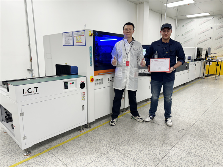 SMT Conformal Coating Line dengan fungsi pengembalian di Meksiko