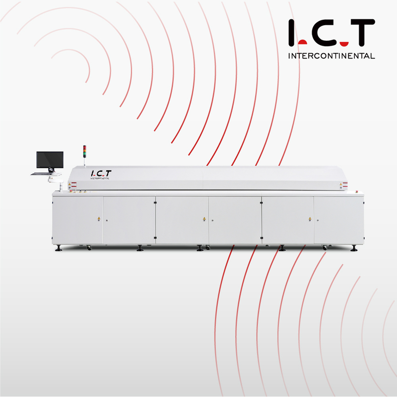 Oven Reflow Nitrogen Bebas Timah SMT Stabilitas Tinggi dengan Harga Terbaik