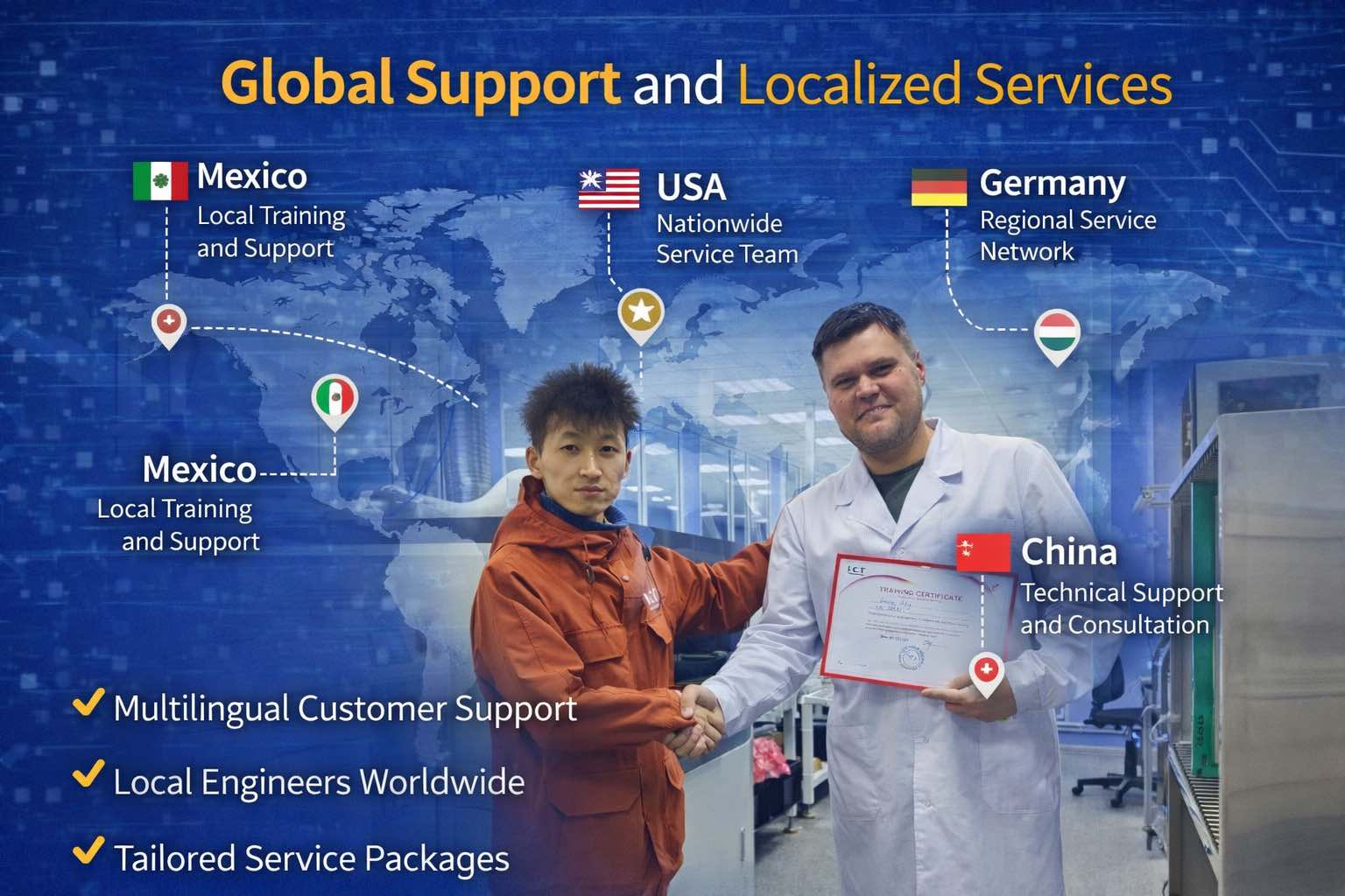 9. Dukungan Global dan Layanan Lokal