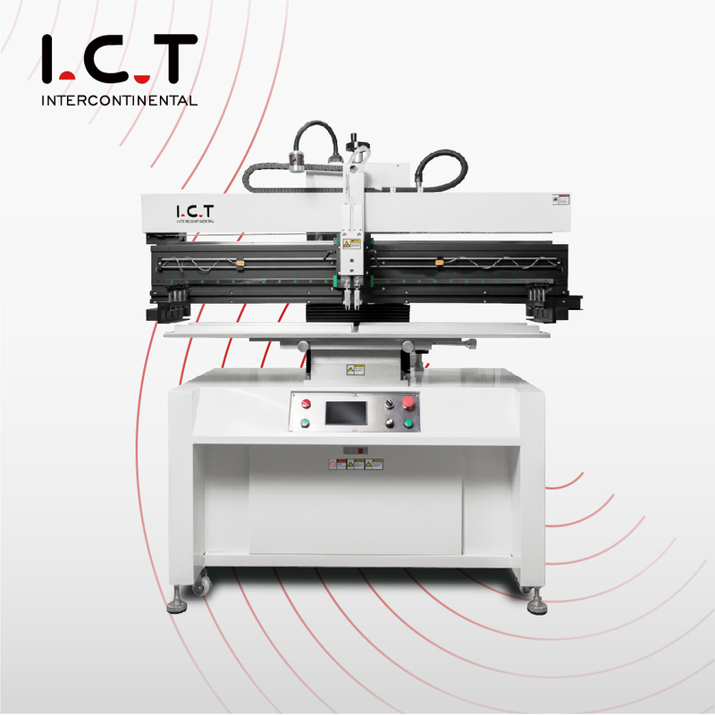 Printer Stensil Semi Otomatis SMT PCB Mesin Cetak Tempel Semi Otomatis
