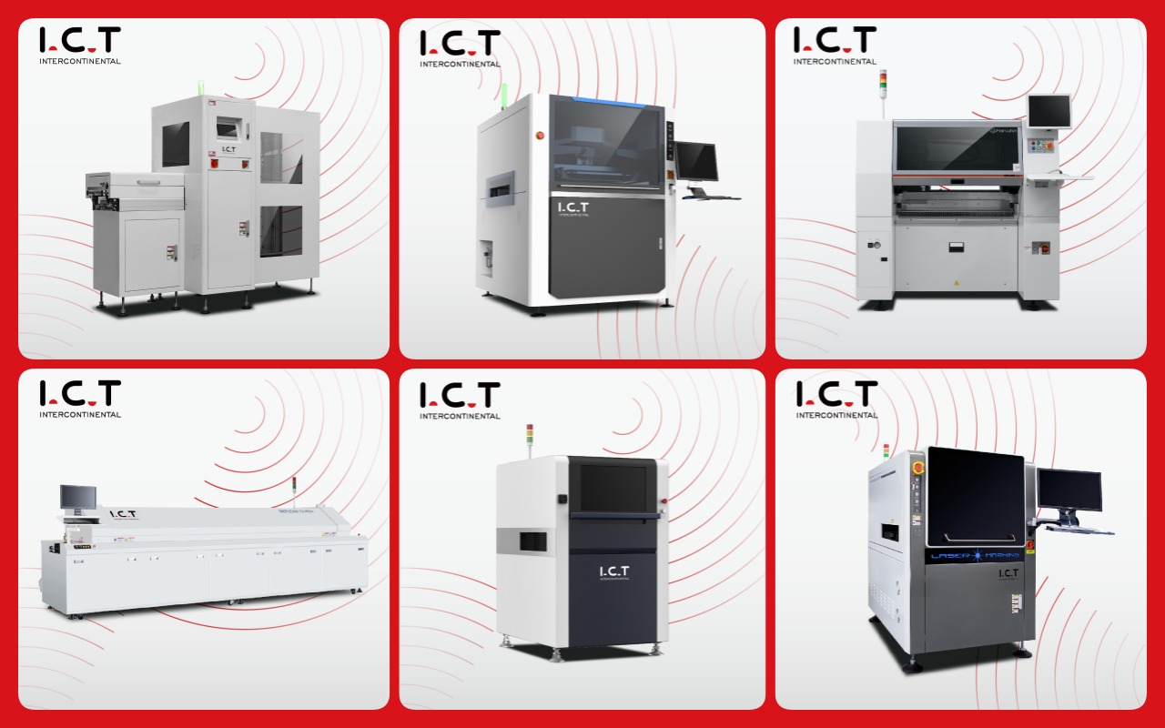 1 SMT Line with SMT Machine 01 1 Jalur SMT dengan Mesin SMT 01