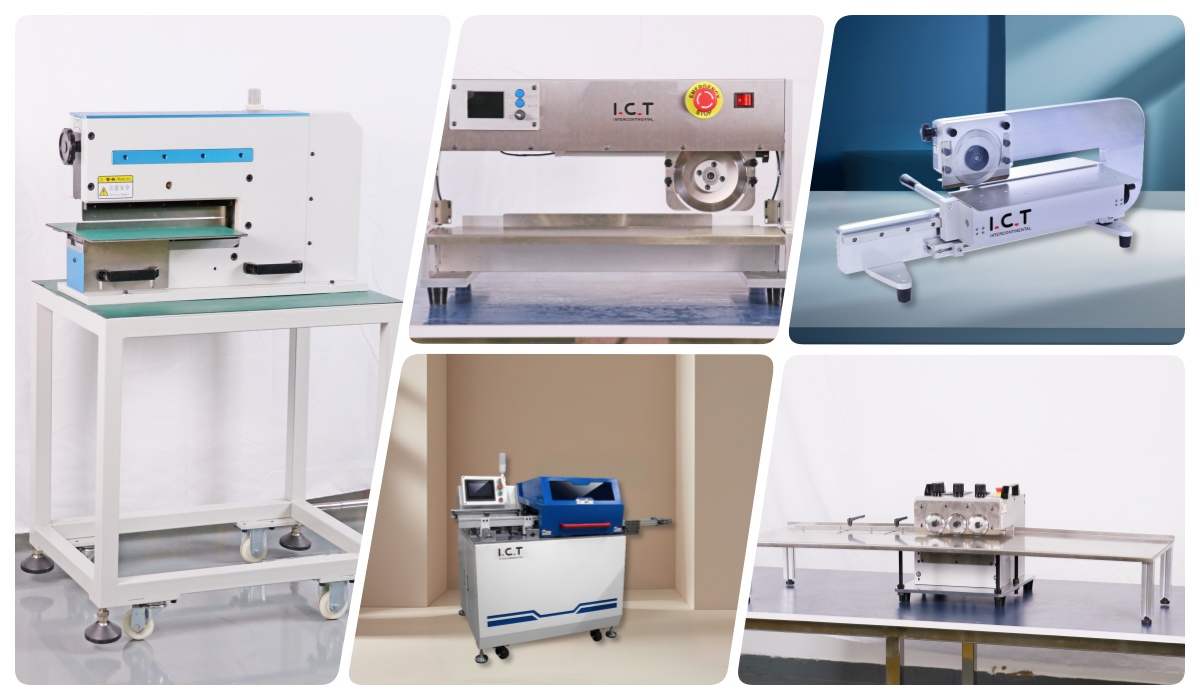 0-3 Mesin Pemotong V PCB ICT