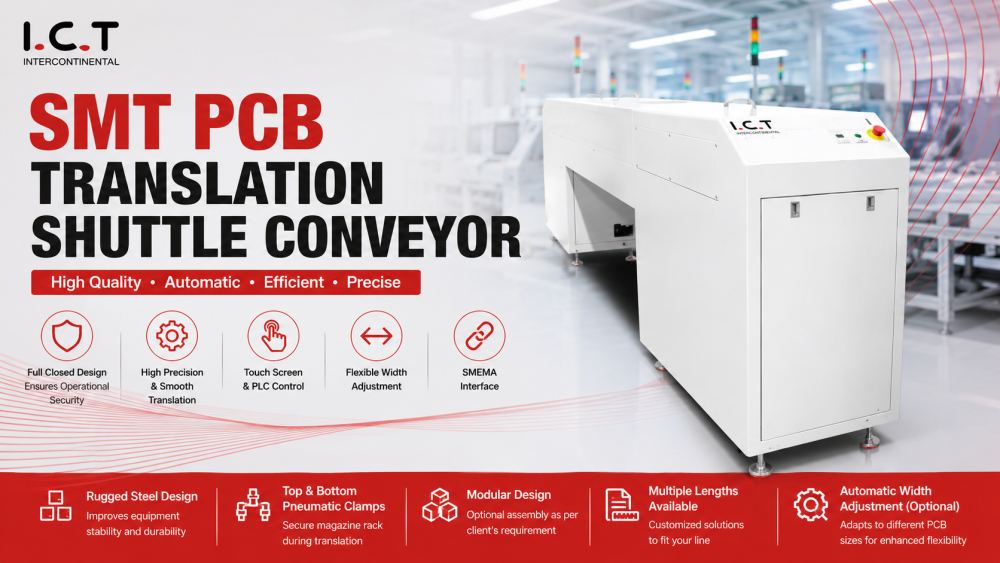 SMT PCB Translation Shuttle Conveyor
