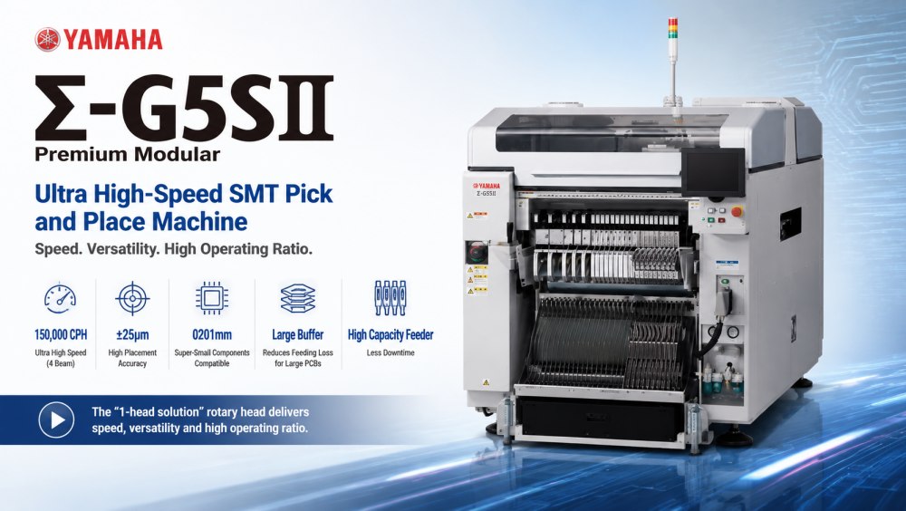 Mesin Pick and Place Yamaha Σ-G5SⅡ SMT