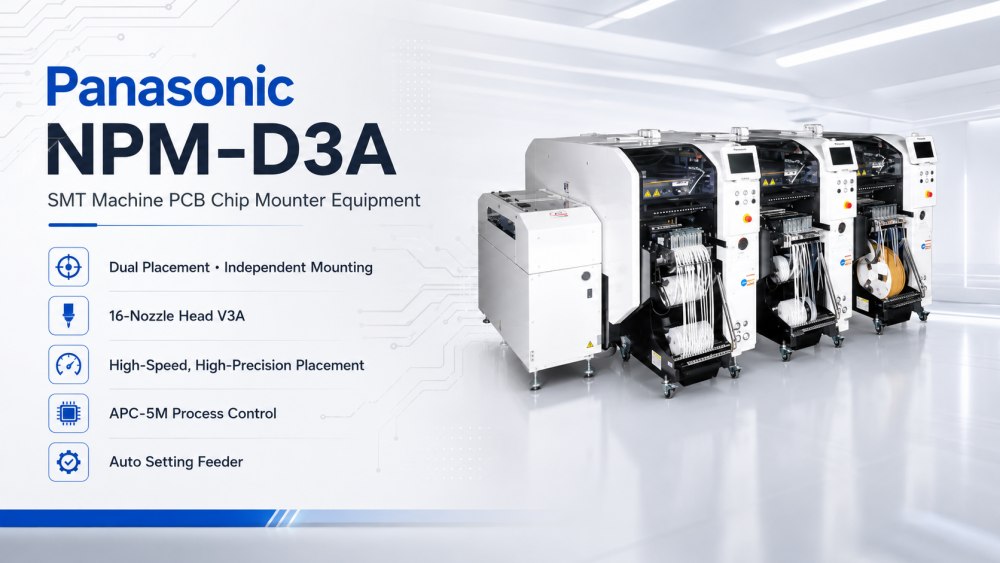 NPM D3A Panasonic Chip Mounter Pemasangan Chip Panasonic NPM D3A