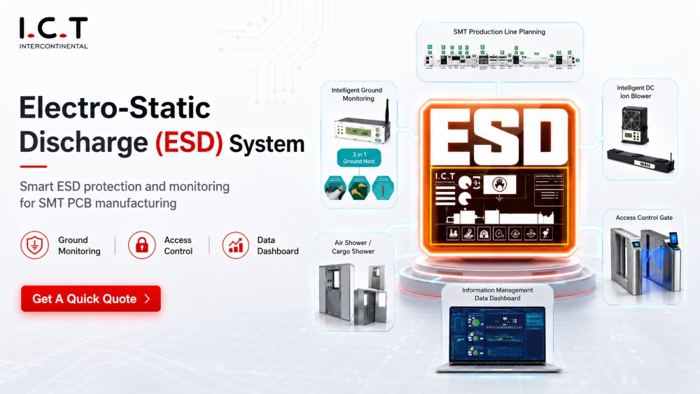 Sistem Pelepasan Elektro-Statis (ESD) dalam Manufaktur PCB SMT